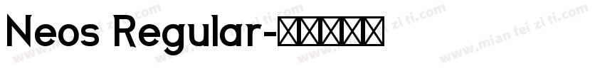 Neos Regular字体转换